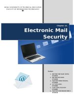 Chapter 15. Electronic Mail Security ppt
