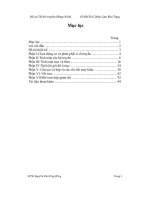 Đồ án thiết kế hệ truyền động cơ khí