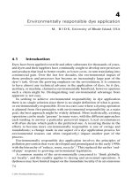 Environmental aspects of textile dyeing - Chapter 4 docx