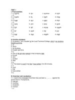 Đề ôn thi môn tiếng anh_1 pps