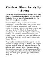 Các thuốc điều trị loét dạ dày - tá tràng ppsx