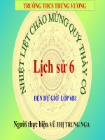 Bài giảng điện tử môn lịch sử: Hoàn cảnh nước văn Lang doc