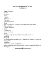 Đề cương ôn tập Ngữ Văn 9 HKII