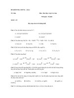 ĐỀ KIỂM TRA CHUNG HÓA CƠ BẢN 12 (CÓ ĐÁP ÁN)