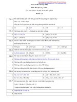 Khảo sát đầu năm học 2008 môn hóa 11 M231 pptx