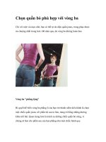 Chọn quần bò phù hợp với vòng ba pptx