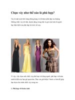 Chọn váy như thế nào là phù hợp? potx