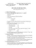 Đề cương môn học thí nghiệm điều kiển thuỷ lực-khí nén potx