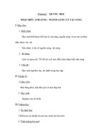 Chương1: QUANG HỌC NHẬN BIẾT ÁNH SÁNG - NGUỒN SÁNG VÀ VẬT SÁNG pot