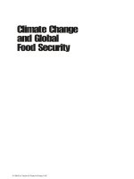 Climate Change and Global Food Security - Section 1 ppt