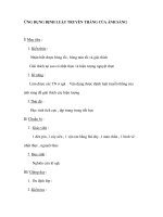 ỨNG DỤNG ĐỊNH LUẬT TRUYỀN THẲNG CỦA ÁNH SÁNG pdf