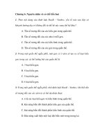 Chương 6: Nguyên nhân và cơ chế tiến hoá ppsx