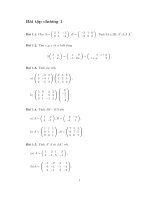 Bài tập toán cao cấp-Chương 1 potx