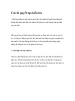 Các bí quyết tạo kiểu tóc pdf