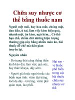 Chữa suy nhược cơ thể bằng thuốc nam pdf