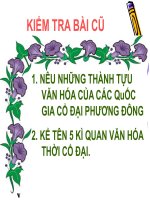 Bài giảng điện tử lịch sử: Ôn tập về người tiền sử doc
