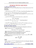 Chuyên đề Vectơ trong không gian pps