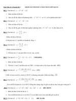 Chuyên đề I : KHẢO SÁT HÀM SỐ VÀ BÀI TOÁN LIÊN QUAN pptx