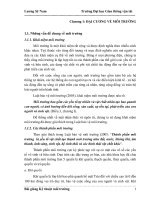 Bài giảng kỹ thuật môi trường potx