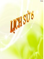 Bài giảng điện tử môn lịch sử: Ôn tập lịch sử Việt Nam(p2) docx