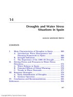 Drought and Water Cruises: Science, Technology, and Management Issues - Chapter 14 potx