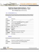 Tiếng Anh Dành Cho Người Mới Học: Hỏi Thăm Đường ppsx