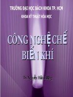công nghệ chế biến khí