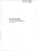 công ty cổ phần xi măng tiên sơn hà tây báo cáo tài chính cho  năm tài chính kết thúc ngày 31 tháng 12 năm 2013 đã được kiểm toán