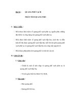 Bài 54 : QUANG PHỔ VẠCH PHÂN TÍCH QUANG PHỔ pps