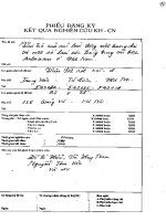 Vai trò của các loài động vật hoang dại và một số loài côn trùng trong các bệnh Arleovirua ở Việt Nam