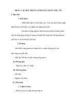 Bài 53 : CÁC ĐẶC TRƯNG CƠ BẢN CỦA QUẦN THỂ (TT) doc