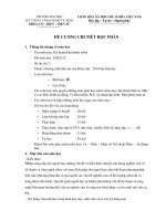 Đề cương môn kỹ thuật điều khiển Robot pdf