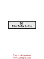 501 critical reading questions_part1 ppsx