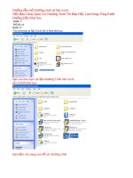 Hướng dẫn mở chương trình tự học excel doc