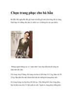 Chọn trang phục cho bà bầu potx