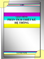 Phân tích thiết kế hệ thống hướng chức năng và phân tích thiết kế hệ thống hướng đối tượng với UML