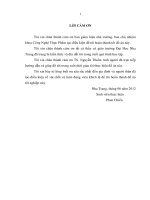 Điều tra thị hiếu người dùng cà phê hòa tan trung nguyên tại nha trang