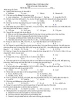 ĐỀ KIỂM TRA 1 TIẾT HOÁ 12NC pdf