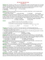 ĐỀ THI THỬ MÔN HÓA HỌC docx