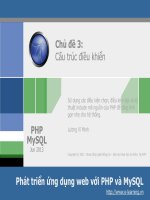 Phát triển ứng dụng web với PHP và MySQL