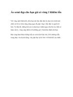 Áo sơmi đẹp cho bạn gái có vòng 1 khiêm tốn pot