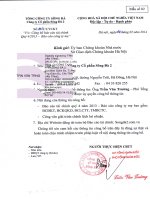 công ty cổ phần sông đà 2 bảng cân đối kế toán báo cáo kết quả hoạt động kinh doanh báo cáo lưu chuyển tiền tệ báo cáo tài chính lũy kế đến 31 tháng 12 năm 2013