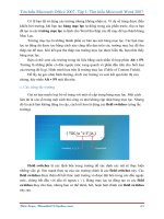 GIÁO TRÌNH Tìm hiểu Microsoft Word 2007 phiên bản tiếng việt(Lê Văn Hiếu) - 5 pdf