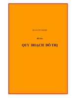 Đề tài quy hoạch đô thị pot