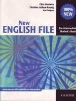 new english file pre intermediate students book phần 1 ppsx