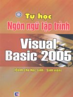 Tự học ngôn ngữ lập trình Visual Basic 2005 part 1 potx
