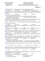 Đề thi khảo sát đại học lần 4 Môn vật lý lớp 12 (Khối a) Mã đề: 512 ppsx