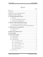 Tìm hiểu, phân tích và lập phương án xây dựng hệ thống quản lý bán hàng