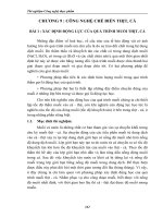 Thí nghiệm Công nghệ thực phẩm - Chương 9 Công nghệ chế biến thịt, cá - Bài 1 pptx