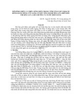 Mô hình ghép 1 -2 chiều sóng biển trong tính toán quy hoạch đồng bằng sông Cửu Long có xét tới ảnh hưởng của biển đối với thượng lưu, gió hướng và nước biển dâng docx